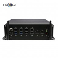 EGLOBAL Fan Intel Core I7-12650HX 14 Cores 20 Threads DDR5 Max 64G NVME SSD Win10/11/Linux OS 4*LAN 6*COM Industrial MIni PC