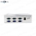 EGLOBAL Ultra Sliver Fanless Industrial Mini PC Celeron J4125 Window10 Mini PC 2 RJ45 Intel Lan HDMI VGA 6 USB 6 COM Watchdog Fanless PC