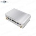 EGLOBAL Ultra Sliver Fanless Industrial Mini PC Celeron J4125 Window10 Mini PC 2 RJ45 Intel Lan HDMI VGA 6 USB 6 COM Watchdog Fanless PC