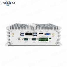 Industrial Fanless Mini PC i5 8250U 4 Cores 2 DDR4 2 COM Windows 10 Pro Linux Mini Milling Machine Desktop Computer VGA HDMI USB Wi-Fi