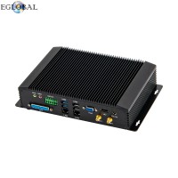 Factory Direct Sales Core i7 8565U Industrial Fanless Mirco Desktop GPIO Linux SIM 4G  2*4K Dual NIC 6*RS485COM Noiseless Mini PC