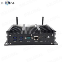 Fanless 6 Lan Industrial Intel Mini PC Core i5 8265U Firewall PC Pfsense Router 4*USB3.0 2*RS232 HDMI 4G/3G WiFi