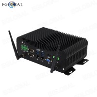 Industry Filed Mini PC Intel Corei7 1235U 64GB DDR4 512GB NVME SSD Windows10 Pro Fanless Computer VGA HD 6 COM GPIO WiFi BT