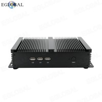 EGLOBAL Shuttle Mini PC Barebone Core i5 Fanless Industrial Embedded Computer HDMI VGA 2 COM Minipc Windows 10