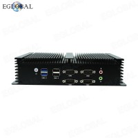 EGLOBAL Intel N100 DDR4L Max 16G 4 Cores 4 Threads Win 10/11/Linux OS M.2 SSD/SATA HDD Industrial Fanless Mini Pc
