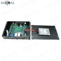 EGLOBAL New Industrial Fanless mini pc windows 10 Intel nuc i3 6100U dual displays VGA HDMI 6 RS232 COM DDR3L