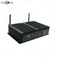 EGLOBAL Hot Sale Industrial mini pc windows 10 Intel nuc i5-4278U dual displays 6 RS232 COM DDR3L Fanless