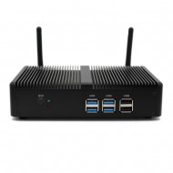 EGLOBAL Fanless Onboard Intel Core I3-4005U Dual Core Four Threads DDR3 Max 8G RAM Win 7/8/10/Linux OS MSATA/SATA SSD Mini PC