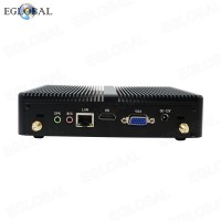 EGLOBAL Hot sale Fanless Mini PC Windows 10 IOT Barebone Computer Intel 7020U DDR4 RJ45 Giga LAN VGA HDMI TV Case HTPC