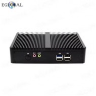 EGLOBAL Intel Celeron J1900 Quad Cores Four Threads DDR3L Max 16G Win 7/8/10/Linux OS MSATA SSD/SATA HDD Office Micro PC