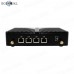 4 RJ45 Lan Fanless Mini PC Windows 10 Intel Celeron J1900 HTPC Linux Desktop Computador PfSense Firewall Router HDMI VGA