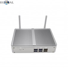 Cheap Mini PC Computer  Pentium N3700 Fanless Best Micro PC Windows or Linux with Dual HDMI 2 LAN as VPN Router