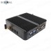 Fanless Mini PC Celeron J4125 Quad Cores Max 2.7GHz Dual LAN Dual COM Windows10 Pro 2 RJ45 PXE WiFi Office Silence Computer