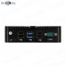 Eglobal Fanless Pfsense Mini PC M4-J4125L4 Quad Cores 4*Intel i210/i211 LANs HDMI COM Thin Industrial Computer as Firewall Router VPN