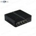 Eglobal Fanless Pfsense Mini PC M4-J4125L4 Quad Cores 4*Intel i210/i211 LANs HDMI COM Thin Industrial Computer as Firewall Router VPN