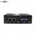 Eglobal Fanless Mini PC Intel Celeron N4100 2LAN 2COM HDMI VGA Small Pocket Computer Windows 10 HTPC WIFI Windows Mini PC