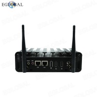 EGLOBAL Fanless mini Computer Intel Core i3 8145U Windows10 2Lan 2HDMI 4K 60Hz 1DP 2RS232 COM Hotsale Office Mini PC