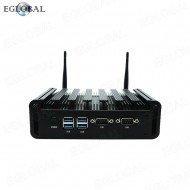EGLOBAL Fanless Intel J6412 DDR4 Max 32G Win10/WES10/Linux OS M.2/MSATA SSD SATA HDD Industrial/office Small Form Factor PC