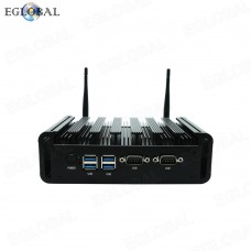 EGLOBAL Fanless Intel J6412 DDR4 Max 32G Win10/WES10/Linux OS M.2/MSATA SSD SATA HDD Industrial/office Small Form Factor PC
