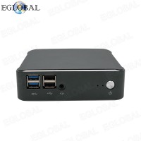 Eglobal 10th Generation Intel Core i7 10510U Fan Mini Computer Windows 10 Pro NUC 4K Display Tiny Size Portable PC DP HDMI Type-C