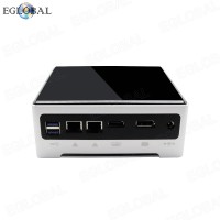 Eglobal Cheapest i7 Mini PC Intel Core 1065G7 Windows 10 Pro Barebone Mini Desktop Computer NVME SSD 4K HTPC Mini PC