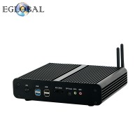 EGLOBAL Best Mini PC Windows 10 Intel Core i7 6500U Fanless Mini Computers DP HDMI Linux Micro PC