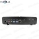 EGLOBAL Multimedia 4K Small Computer Max 64GB RAM Barebone Fanless Mini PC 10th Intel Core i7 10510u Linux HTPC HDMI DP