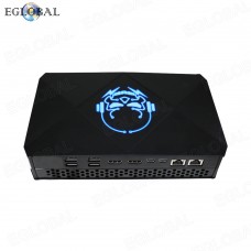  8th Gen Intel Core i7 8305G Windows10 2RJ45 LAN 4*4K Display NVME PXE Wifi6 64GB Linux Powerful Gaming Mini PC Fan Desktop